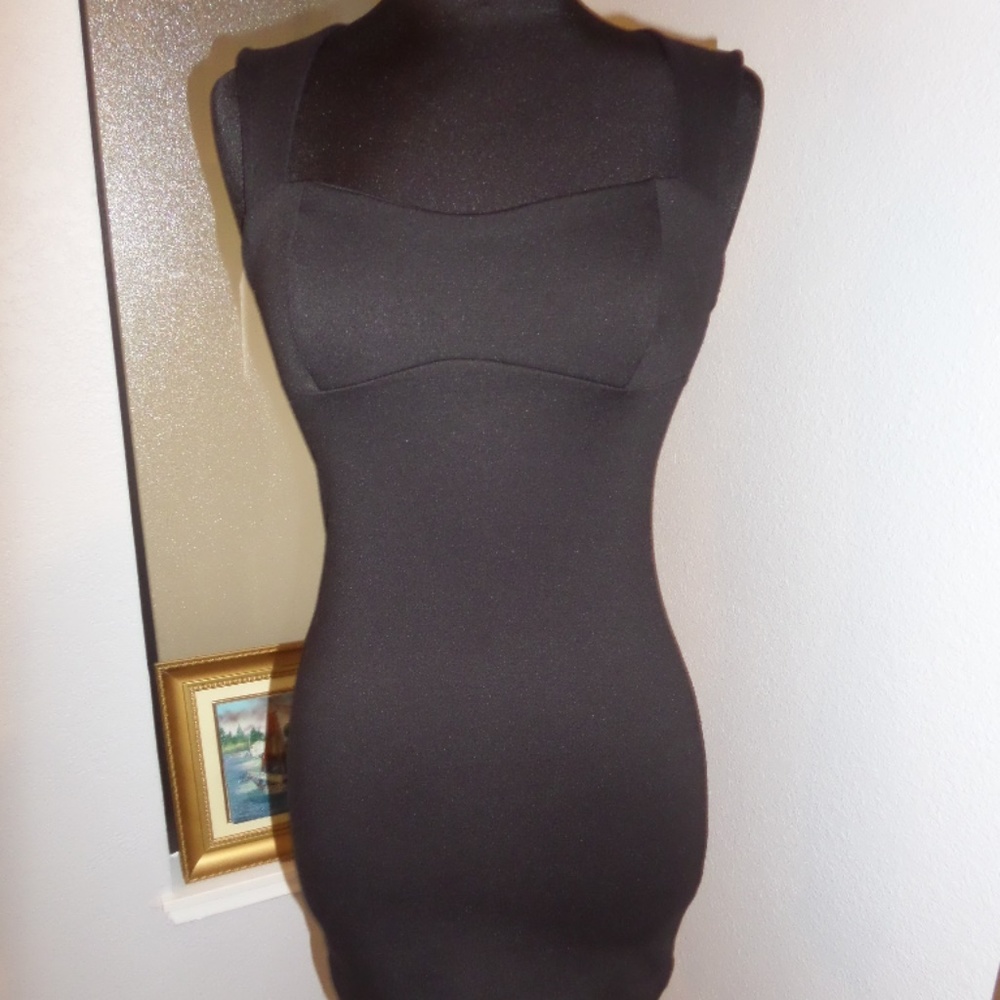 MINI DRESS SIZE M Kaitlyn Women's BLACK B01
